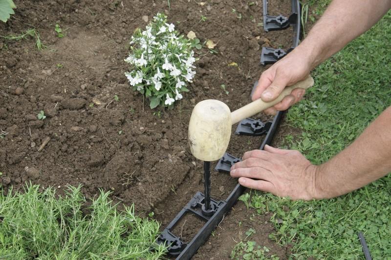 Bordure DELIMA pour délimitation jardin flexible 2350x80x45mm - Anthracite