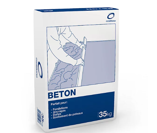 Béton prêt à gacher 35KG      
