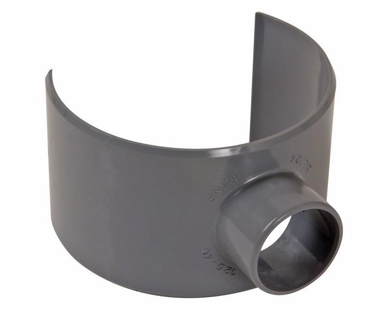 SELLE DE BRANCHEMENT MALE-FEMELLE 90° DIAMETRE 125-40 - USL124