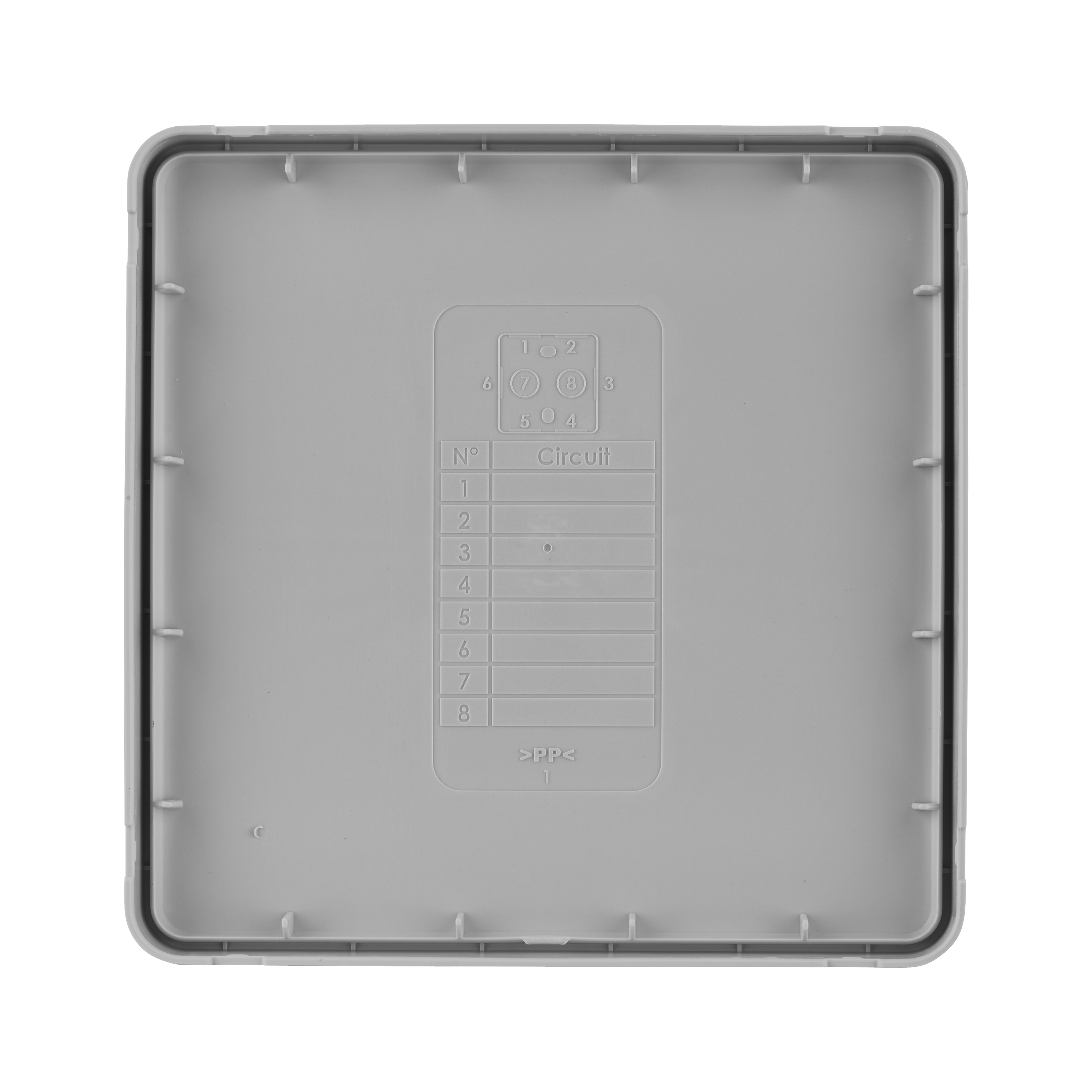 Boîte de Dérivation Etanche  IP55 - 115x115mm P.60mm - Gris