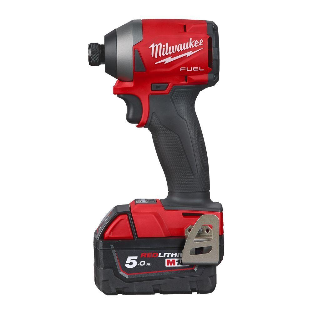 M18 FID2-502X - VISSEUSE A CHOCS COMPACTE MILWAUKEE HEX 1/4 FUEL GEN3, 18V, 5,0AH, 4 MODES, 119/176/226NM + 1 MODE DE FINITION. LIVRÉ EN HD BOX, 2 BATTERIES 18V 5,0AH RED LI-ION, CHARGEUR M12-18FC