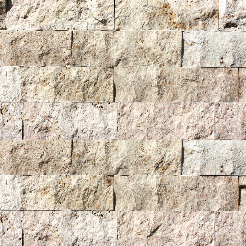 PAREMENT SPLIT FACE ECLATE BORD SCIE TRAVERTIN CLASSIC 10 X LL X 2,1CM