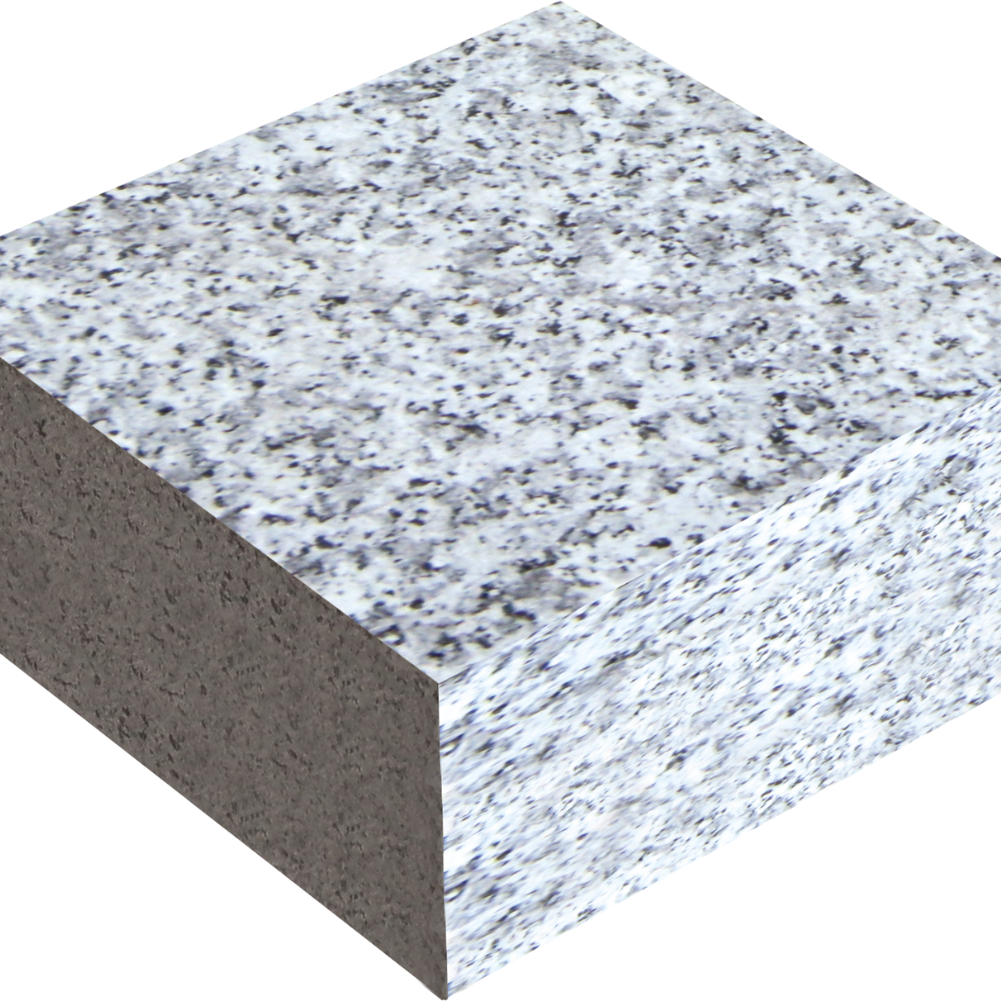 PAVE GRANIT FLAMME BORD CLIVE LONDON 10 X 10 X 6CM