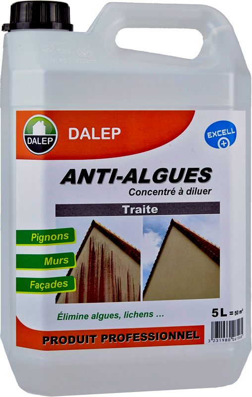Algicide - Fongicide ANTI-ALGUES Bidon 5 litres pour 50 m2