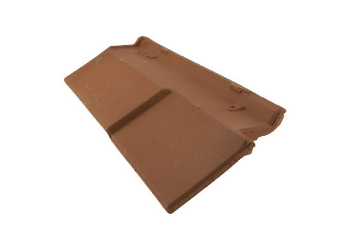 Rive bardelis à ressaut gauche Romane Canal / Latitude 12 terre cuite Brun Rustique - long. 46,8 cm x larg. 18 cm