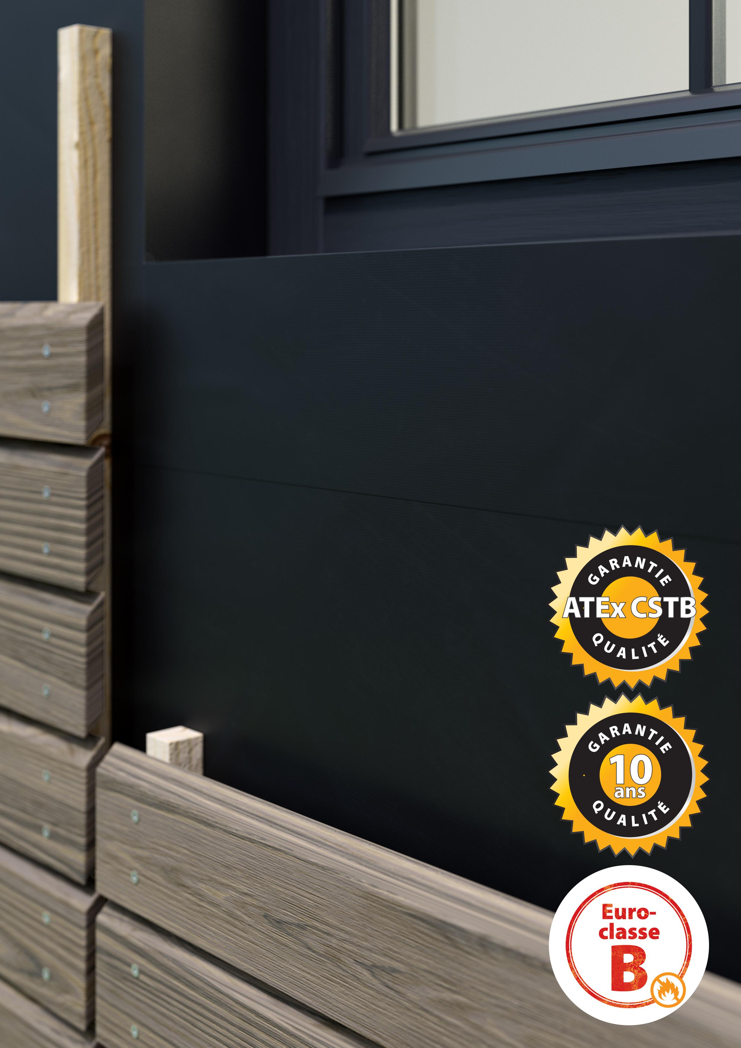 Pare-pluie Delta-FASSADE 20 HPV pour claire-voie 1,5 x 50M