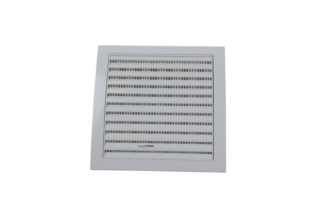 Grille d’aération PVC blanche 190 x 190 mm à encastrer et visser - Autogyre