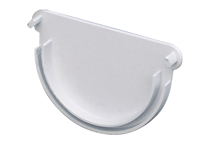 Fond de naissance pour gouttière Ø16MM - PVC Gris