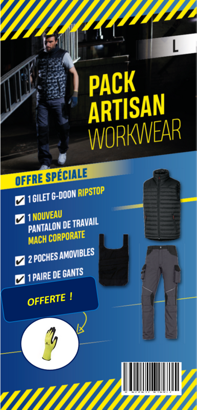 PACK VETEMENTS ARTISAN WORKWEAR L