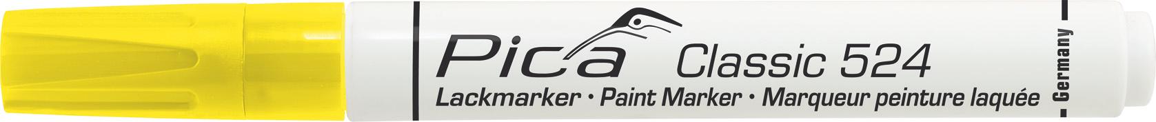 Marqueur pica peinture laquee jaune - Pica