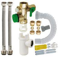 kit raccordement facile chauffe-eau avec groupe de securite teflonne