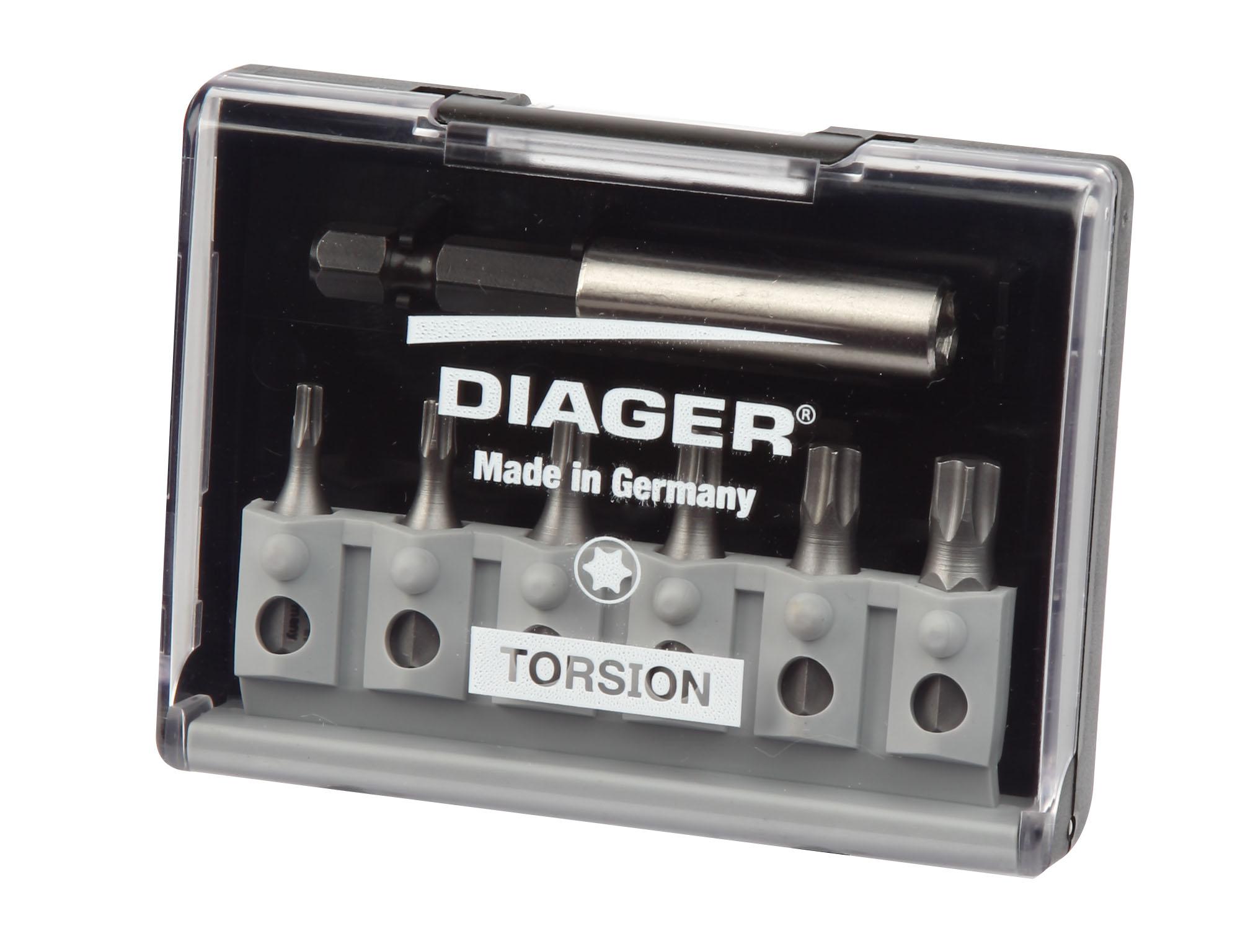 COFFRET EMBOUTS TORSION 7 PIECES TX ET PORTE EMBOUT