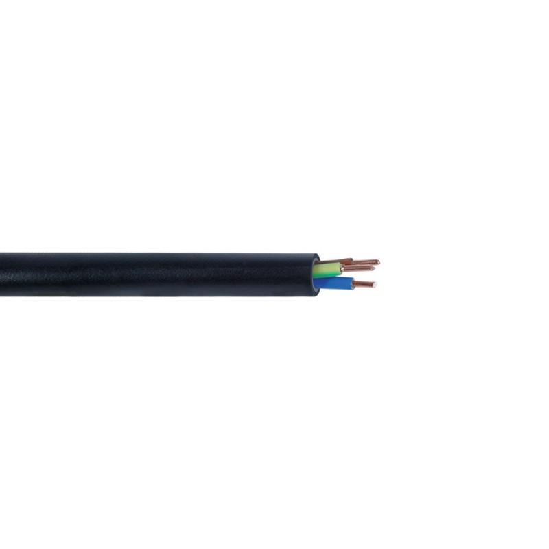 CABLE RIGIDE U1000 R2V 3G2.5MM² NOIR-50M COURONNE