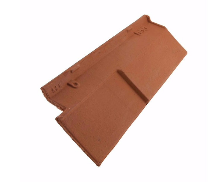 Rive bardelis à ressaut droite Romane Canal / Latitude 12 terre cuite Vieilli Languedoc - long. 46,8 cm x larg. 18 cm