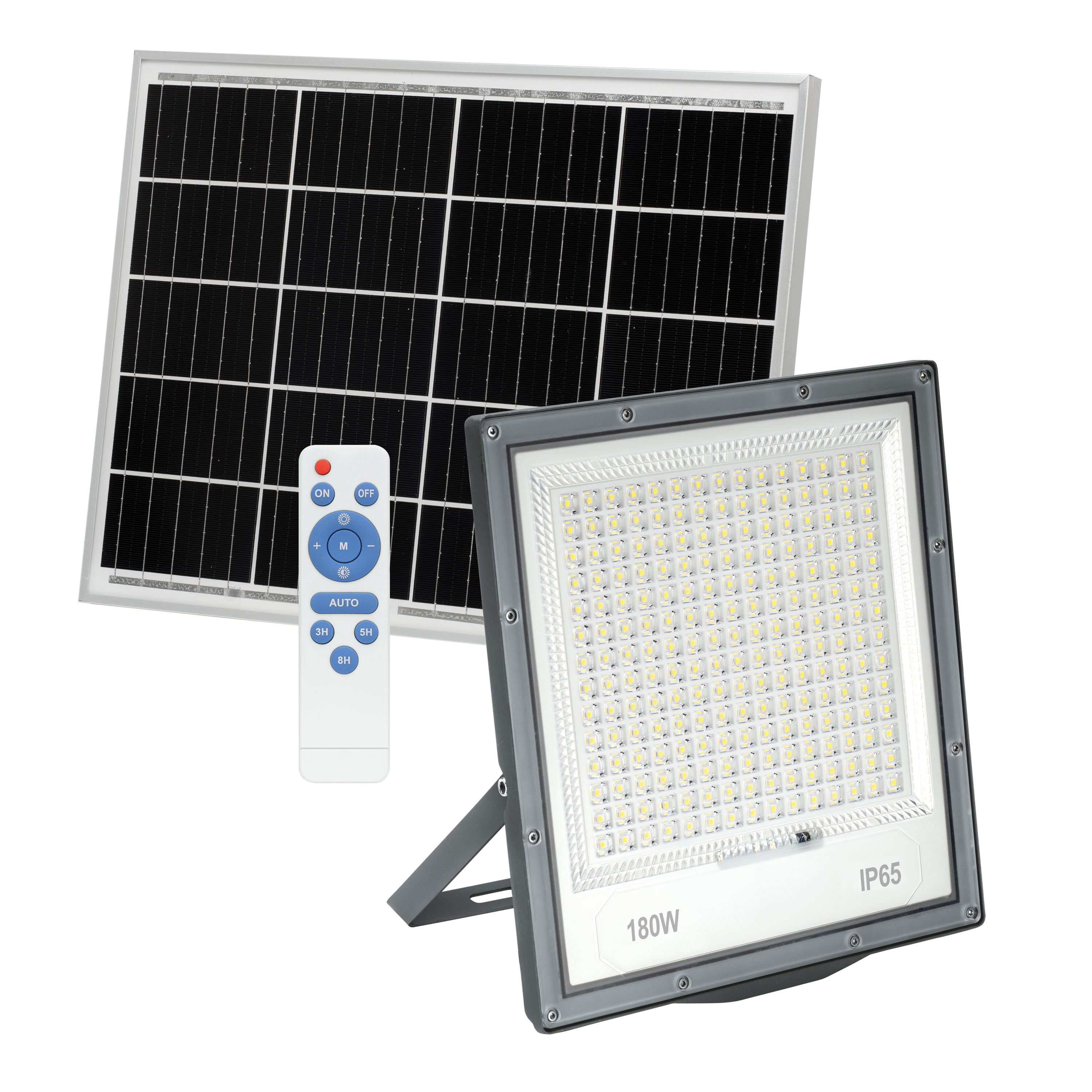 Projecteur solaire avec télécommande - 2000 LM - IP65