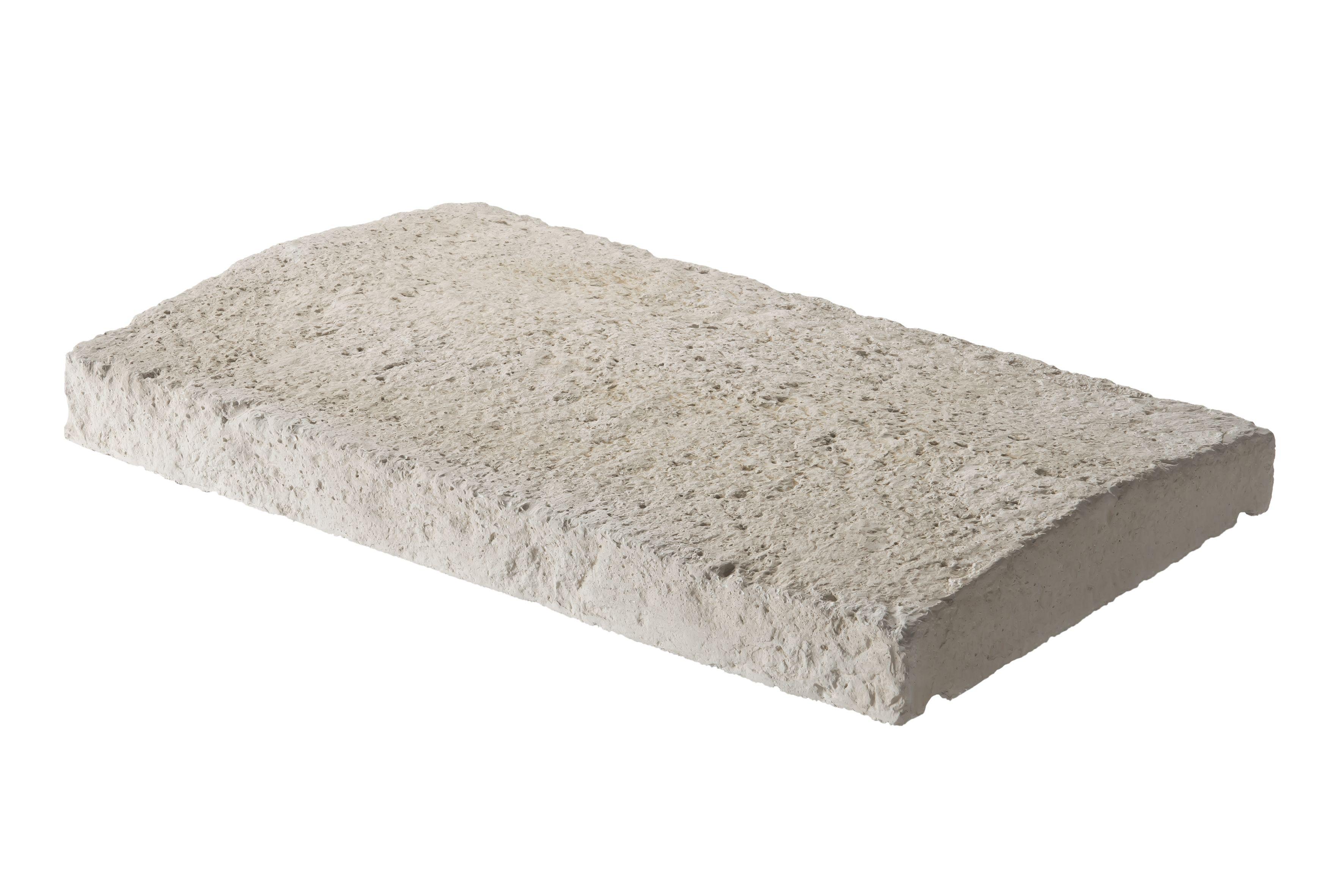 Chapeau de mur RENAISSANCE avec gouttes d'eau - L50x l.30x Ht6cm - Coloris Ton Pierre