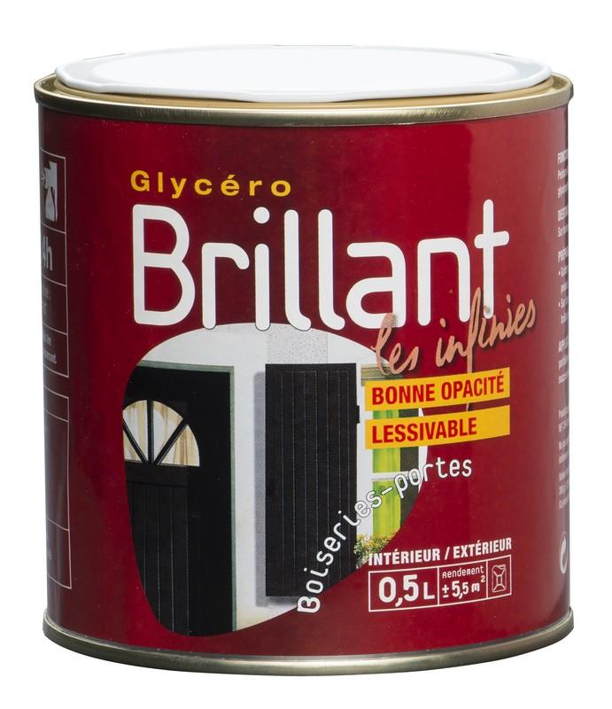 Peinture Infinies Glycero brillant ton bois 0.5 L