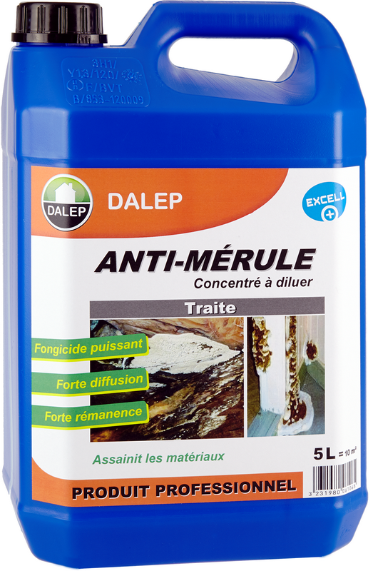 Fongicide ANTI-MÉRULE Bidon 5 litres pour 10 m2