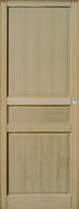 Porte Coulissante JADE à Chant Droit -  Chêne 1er choix - 204x83cm 