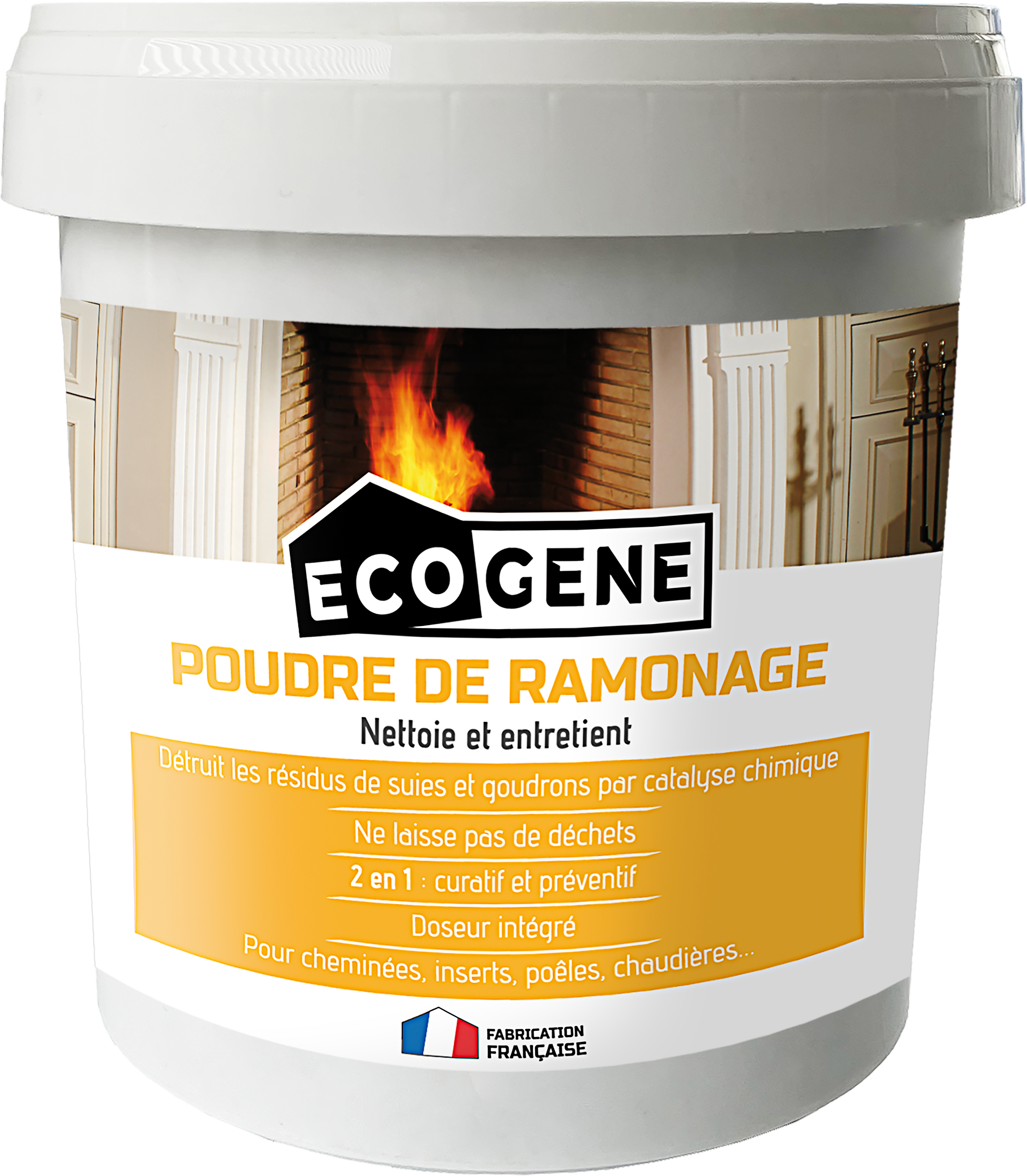 Poudre de ramonage ECOGENE - Seau de 800G