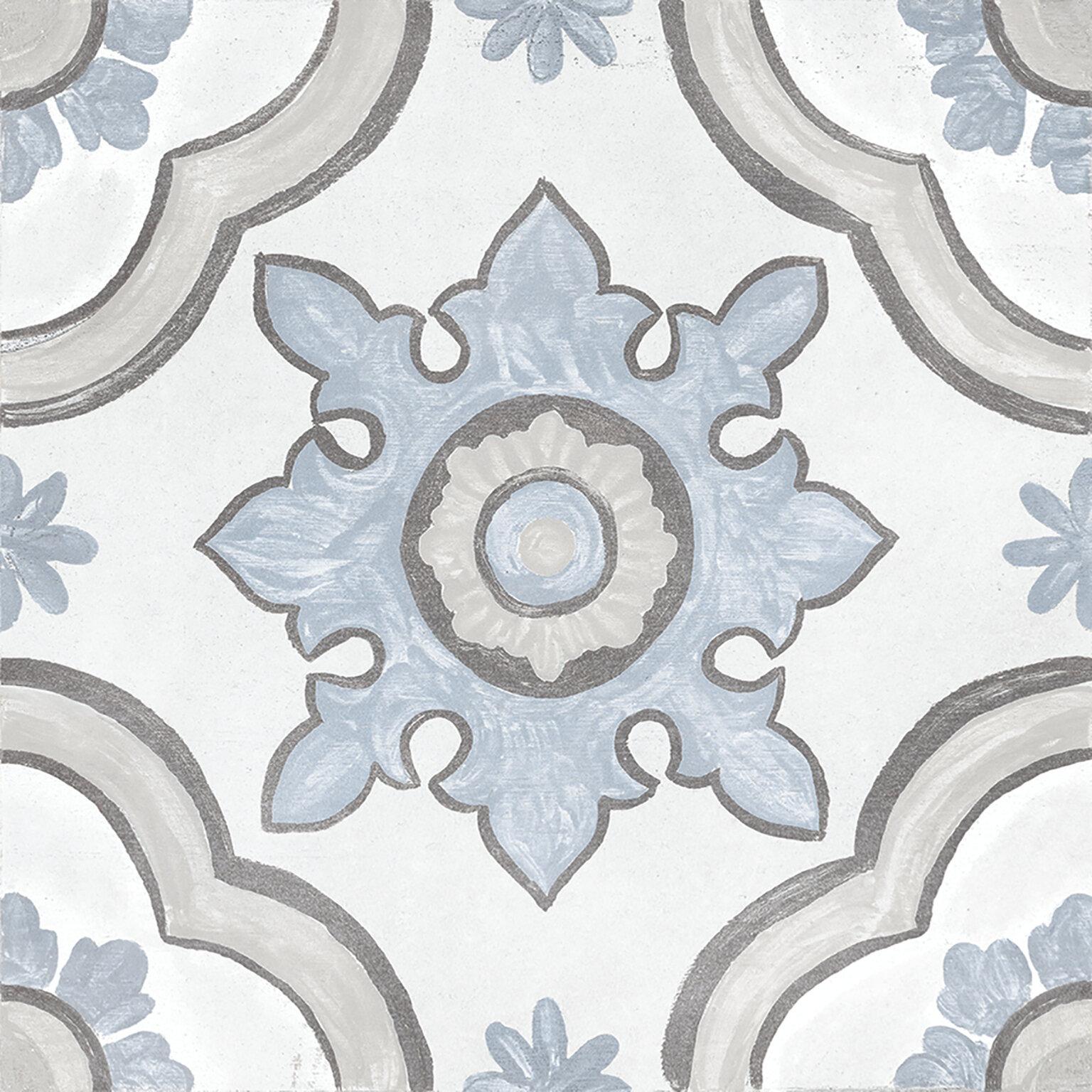 Carrelage sol intérieur ADOBE 20x20cm ép.8,7mm - Basma White