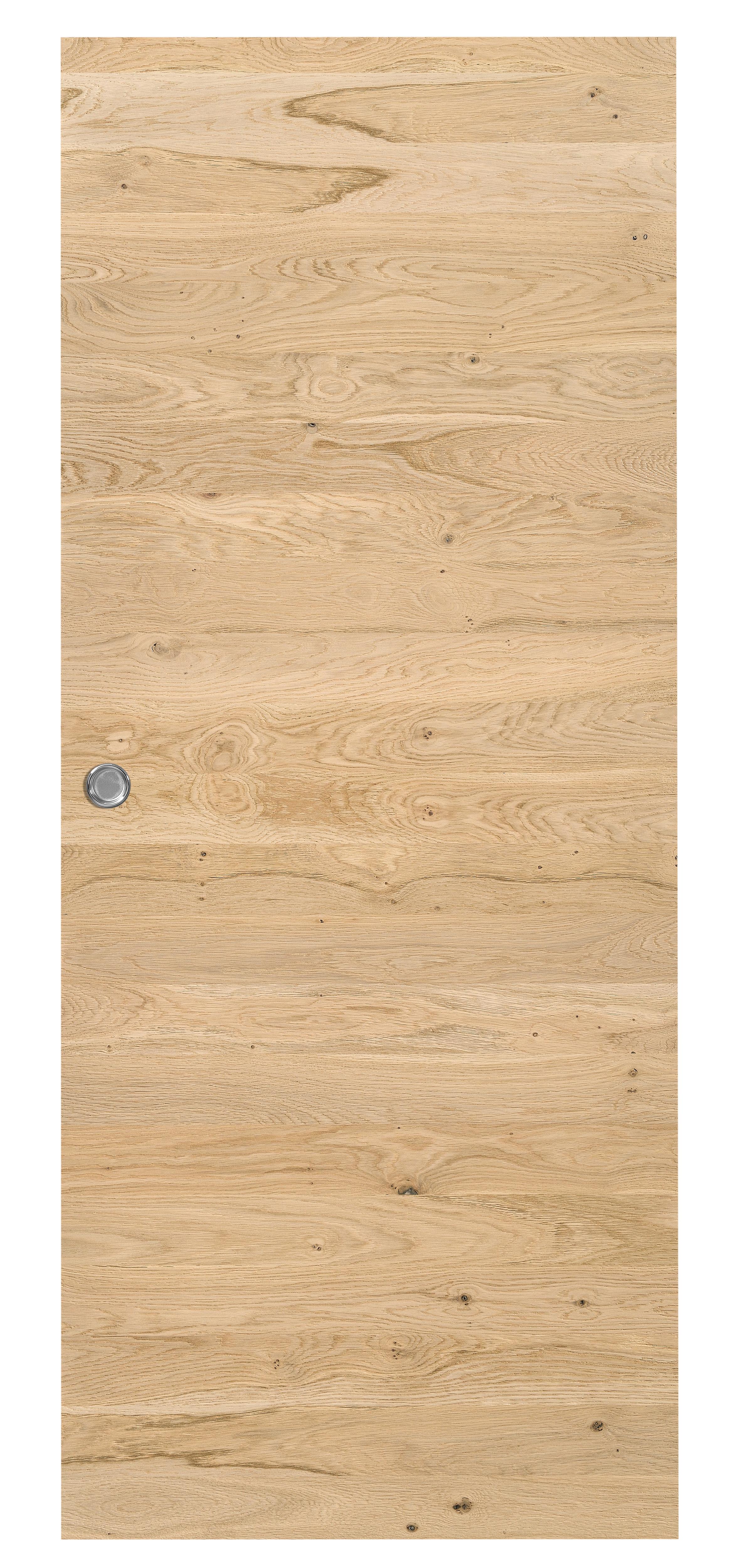 Porte Coulissante MODULO Nature Epure Chêne dosse mat - Chassis B - 204x83cm