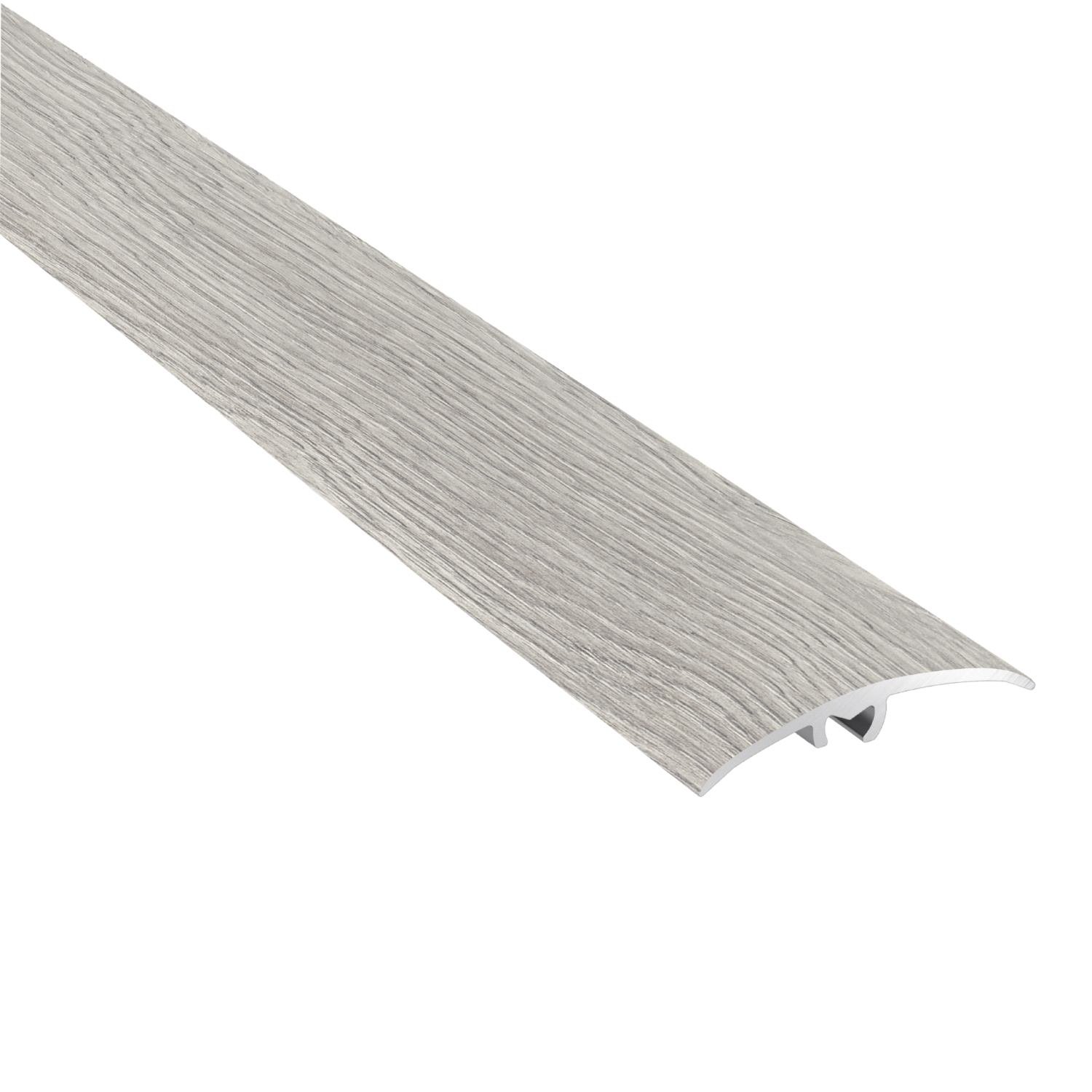 Seuil 3 en 1 en Alu pour stratifié EL2063 - 37 x 1800MM ép.5MM - D583