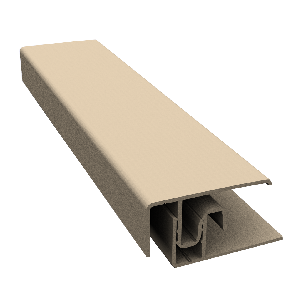 Profilé de Bordure Clipsable DURASID FORESTA L.3m - Barnwood Grey