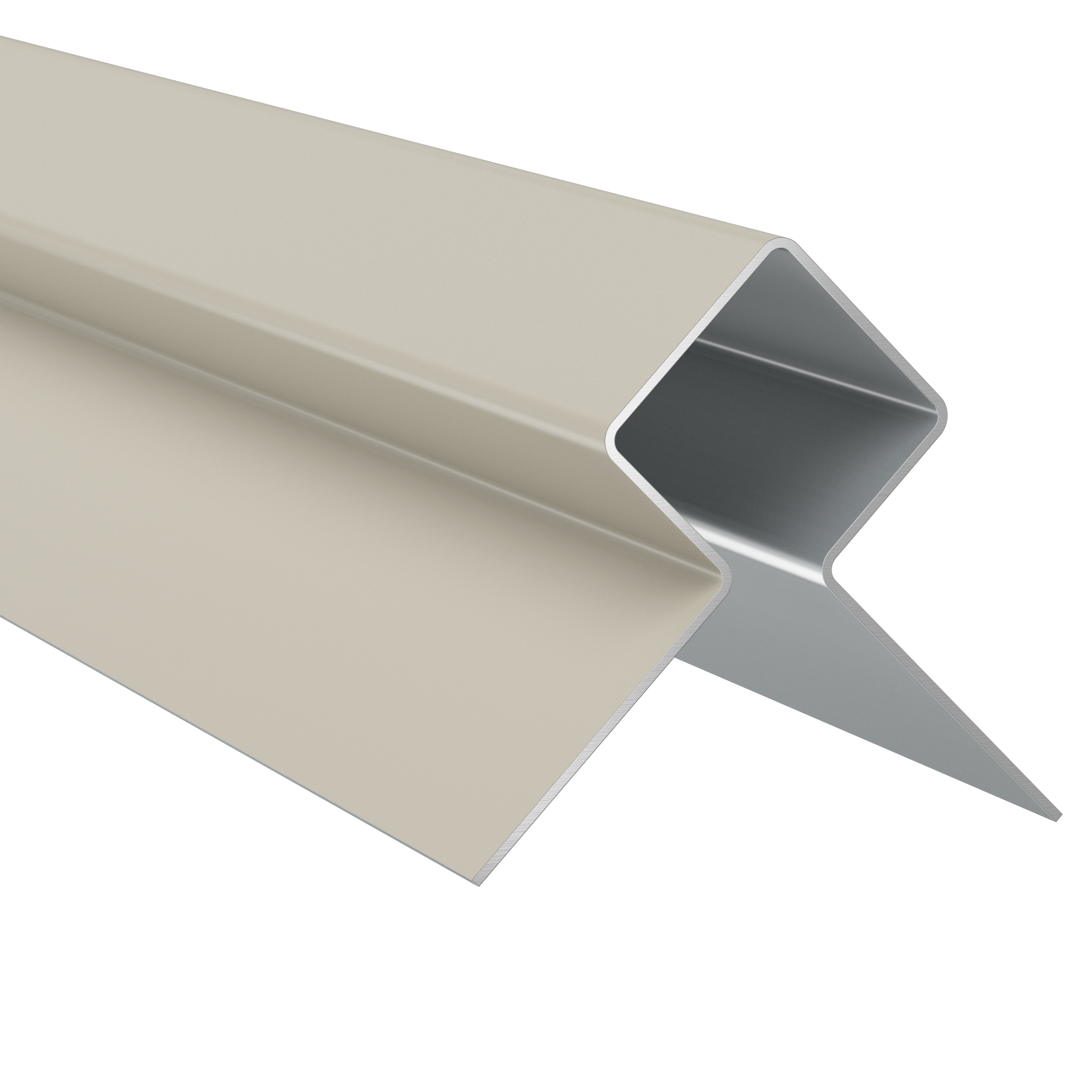 Profilé d'angle extérieur METALTRIM pour bardage HARDIE PLANK - 3M - Pierre des champs