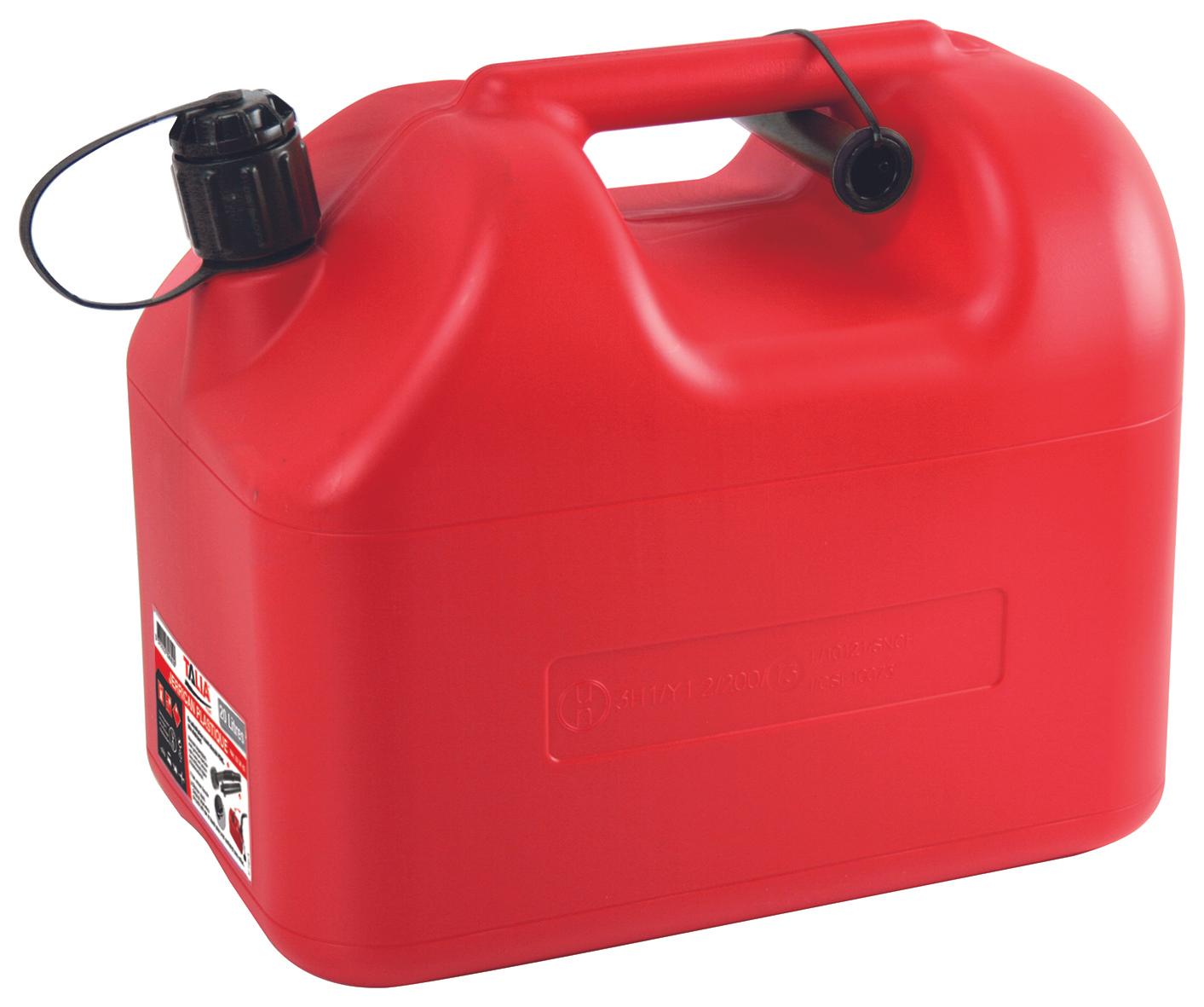 Jerrycan plastique rouge Talia 5 L