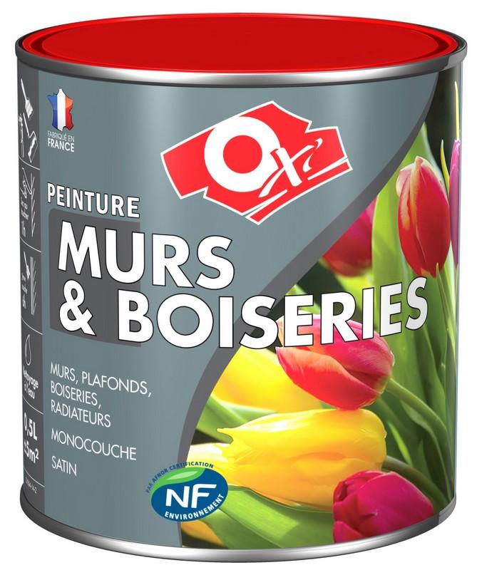 Peinture acrylique murs et boisserie satiné islande 0.5 L