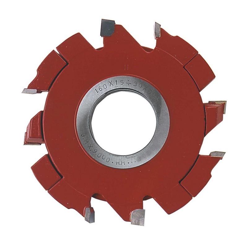 FRAISE FEUILLURE. EXT. DIAM.160X30-60X50 Z 2 ET 2 BIAISES V 2 ET 2 HSS