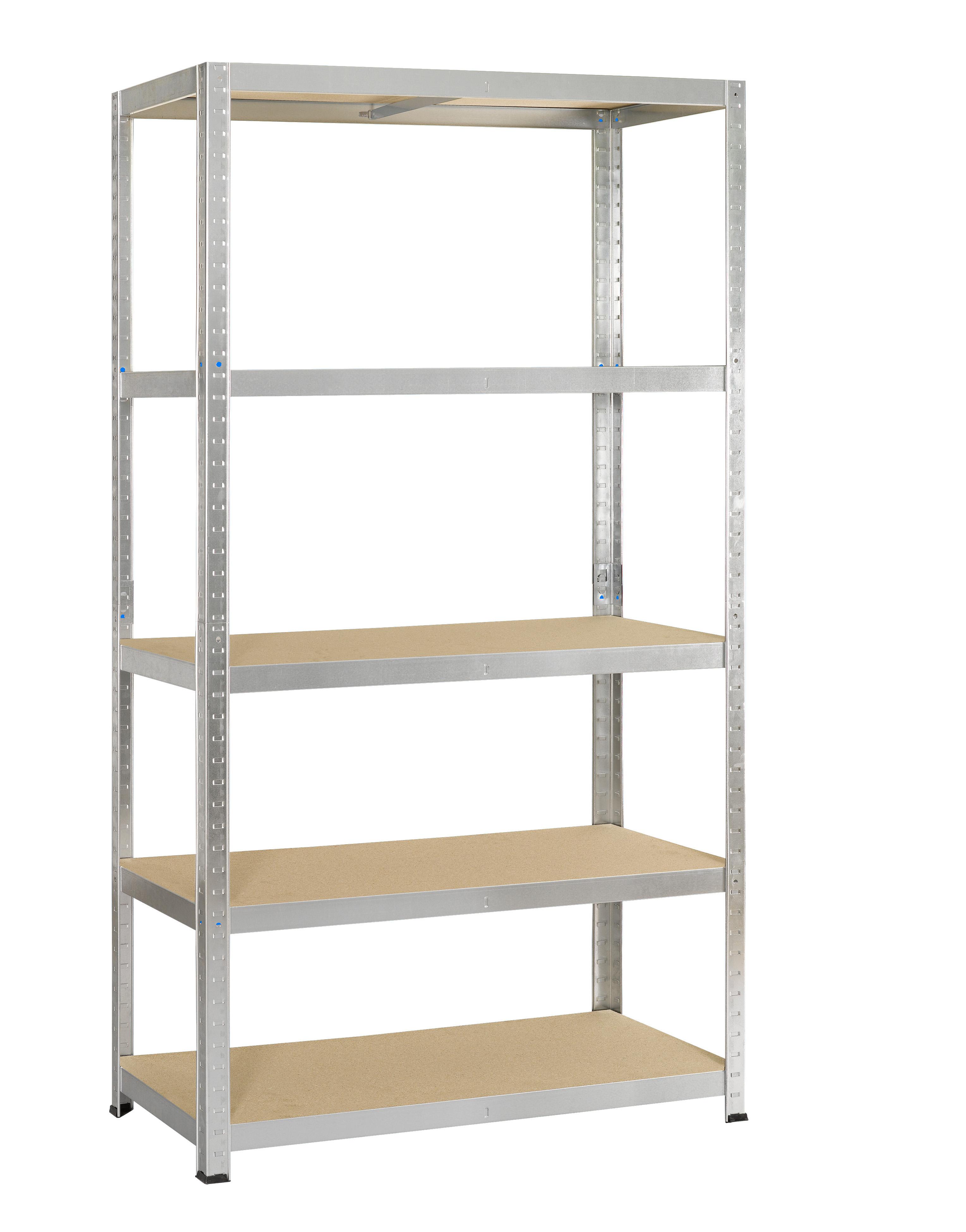 Étagère STRONG 265 – H196 x L100 x P40CM Charge 300KG 5 tablettes - Ironside