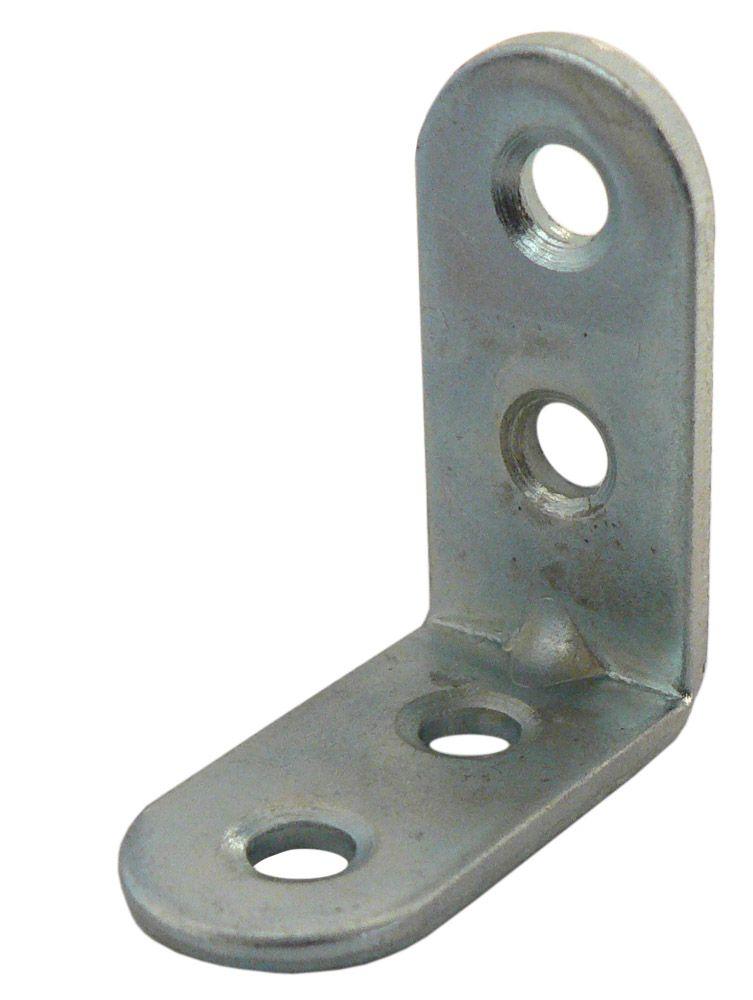 Equerre de chaise Acier zingué 80x80x15 Sachet de 10