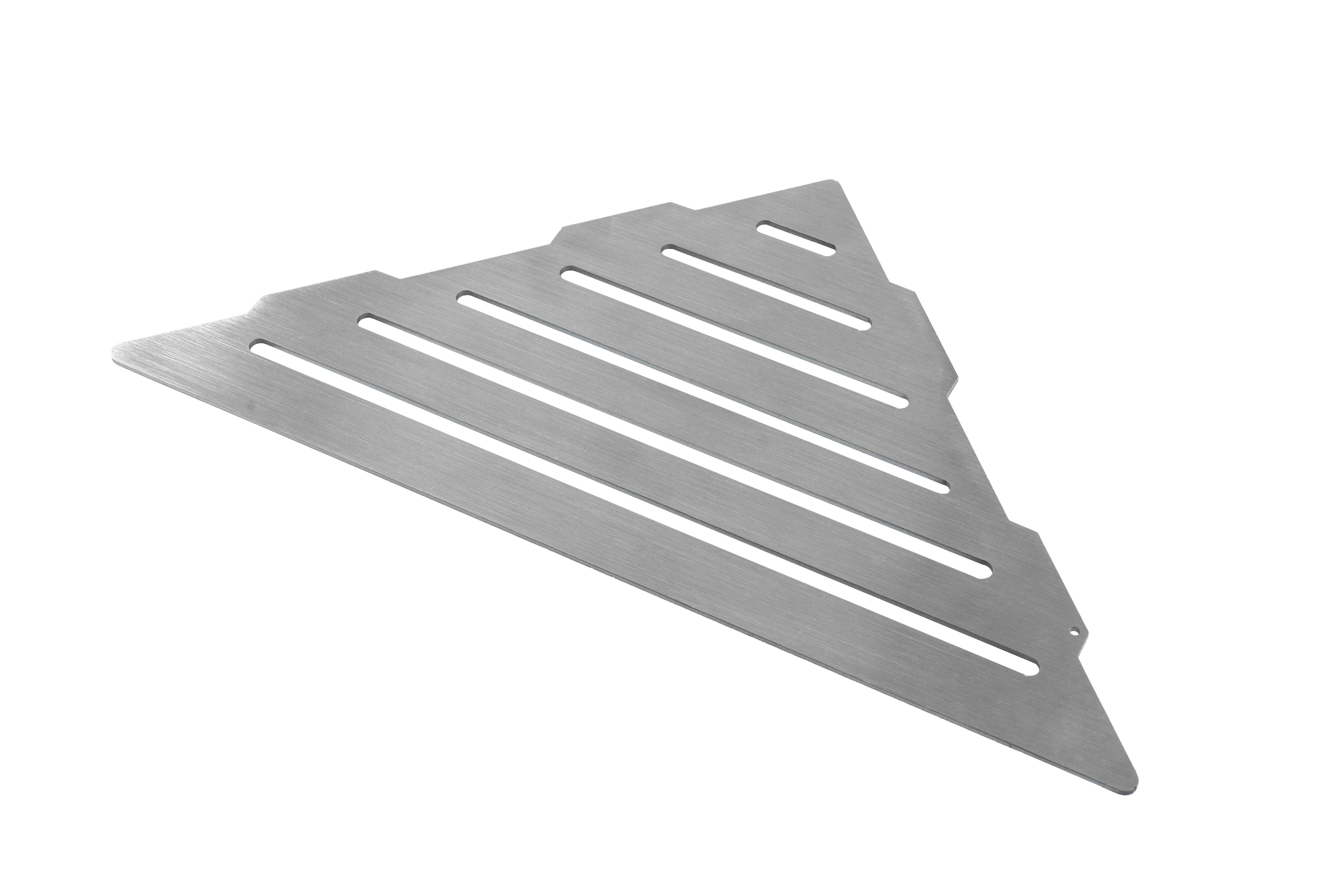 Tablette d’angle TI-Shelf LM1 Dural inox brossé