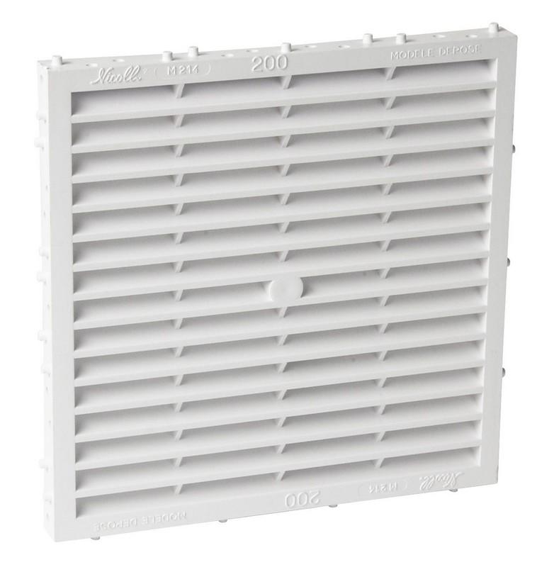 GRILLE MACONNERIE CARREE TYPE 200 AVEC ANTI INSECTE - UM214