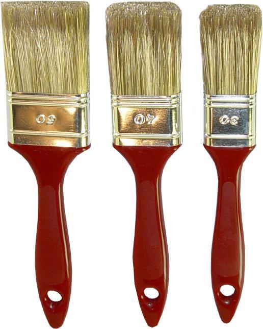 Pinceaux traitement bois (lot de 3) - Nespoli