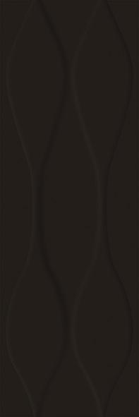 CARRELAGE MURAL HI LYON NOIR 20 X 60 X 0.8 CM