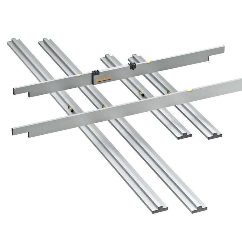 Jeu de règles Alu pour ragréage - Kit de 6 pièces