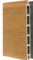 Lame de clôture en bois composite PREMIUM 21x150mm L.1,78m Cedar
