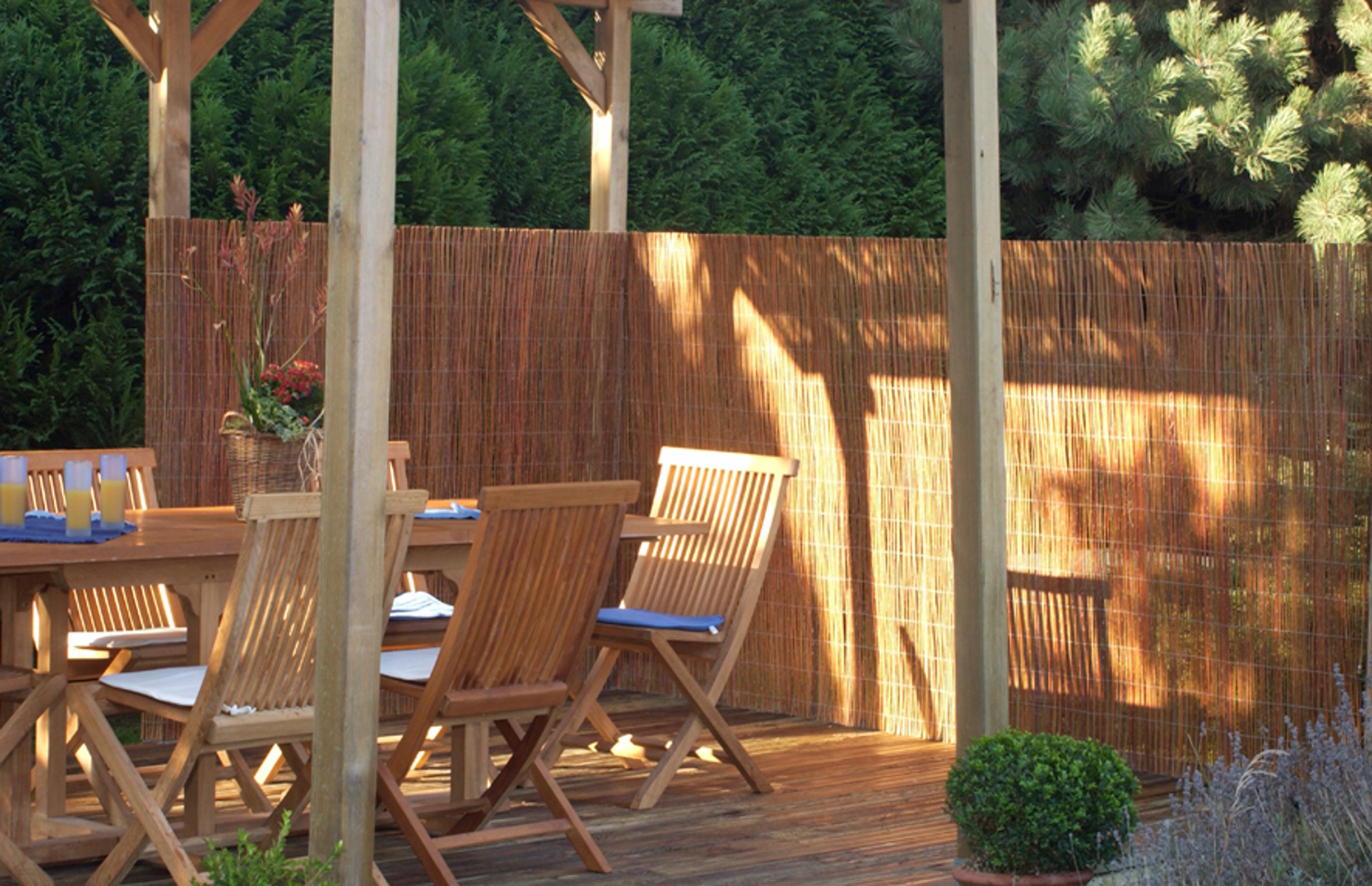 Canisse en osier naturel PREMIUM - occultant 4/5 - 1,5 x 3 m