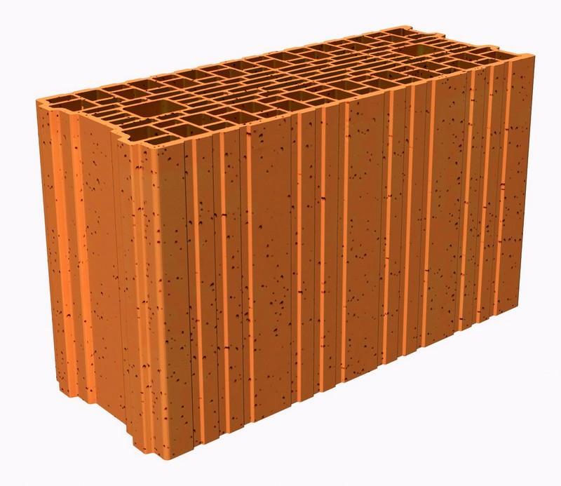Brique traditionnelle POROTHERM GF T20 Th Base 500x200x300 Durtal R 1.02