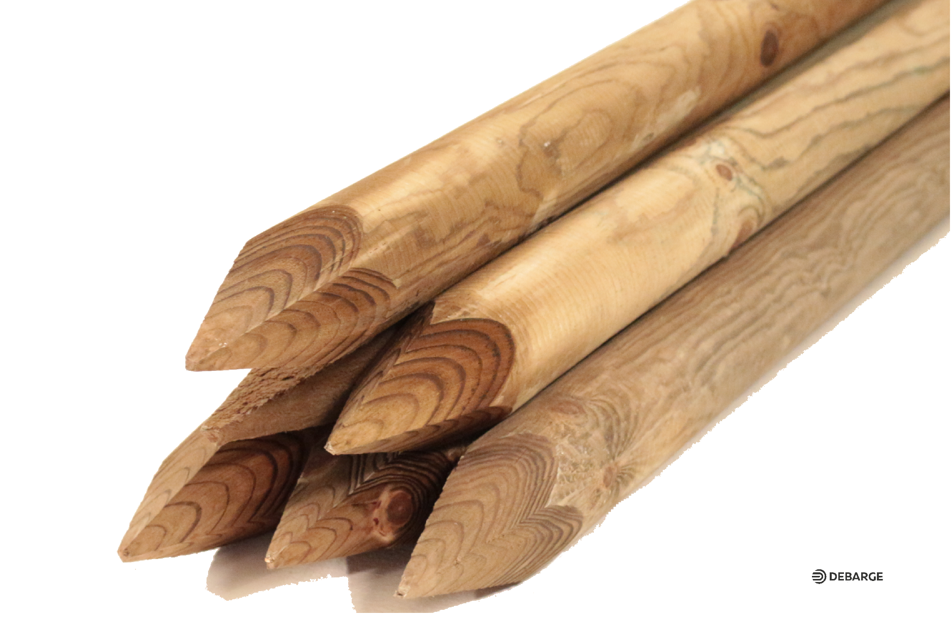 Piquets épointés chanfreinés cl.4 diam 60 mm - 2,50 m