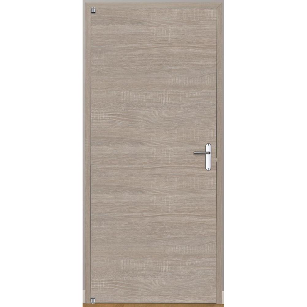 Porte réversible Alvéolaire RENOVE PORTE VERONE Fin de chantier - Taupe - Serrure PDDT  - 204x73cm 