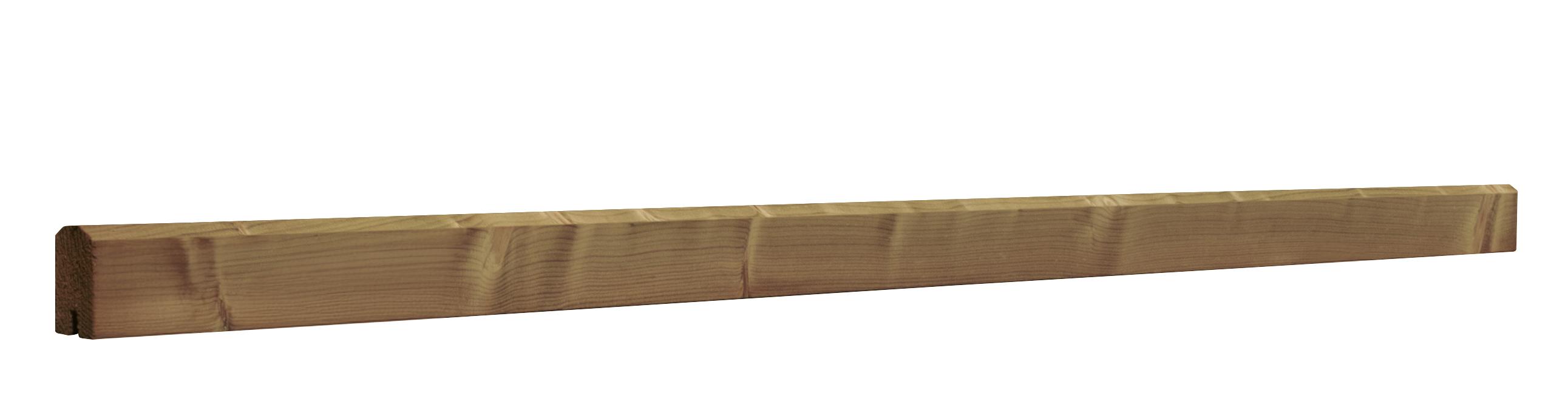 Lame de finition de clôture en sapin BANGKA - 33 x 133MM L.1.92M CL3.1 Marron