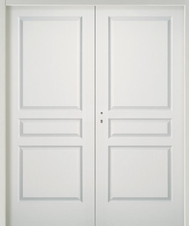 BLOC PORTE POSTFORMEE PREPEINTE SEVIAC 2040 X 1260 MM DROITE POUSSANT SANS JOINT HUISSERIE 72 X 55