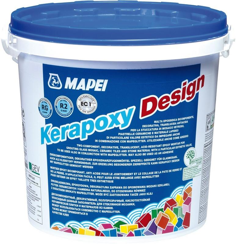 MORTIER EPOXY BI-COMPOSANT KERAPOXY DESIGN 720 GRIS PERLE KIT 3 KG