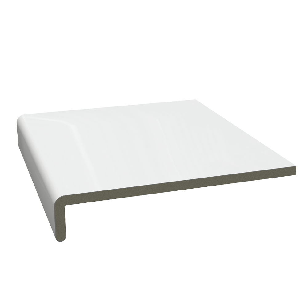 Planche de rive PVC Cellulaire 200 x 5000MM ép.9MM - Blanc