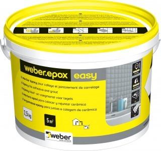 MORTIER JOINT LSN WEBER.EPOX EASY GR.ACIER 2.5KG