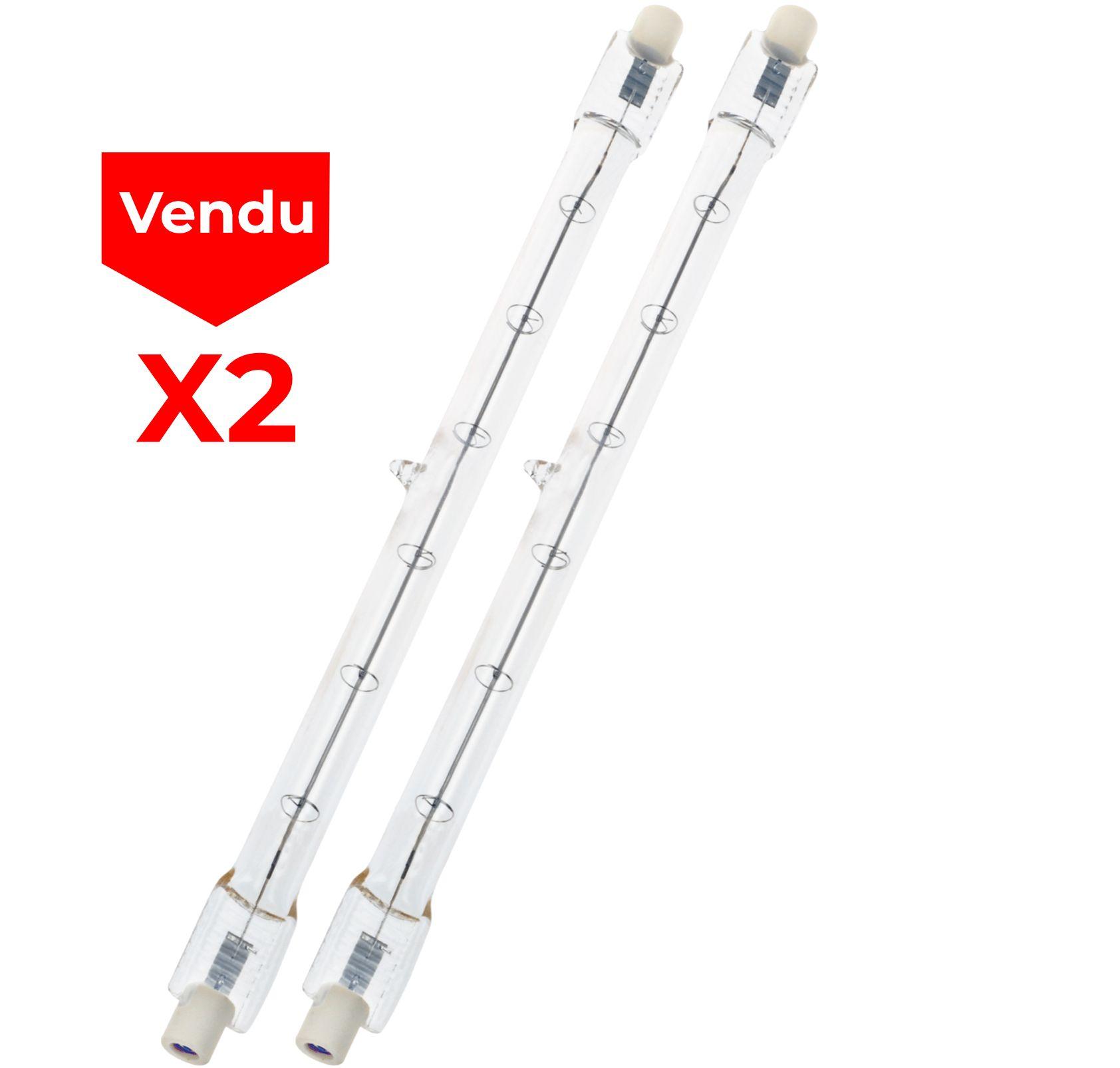 CRAYON HALOGÈNE - R7S 118MM 400W -X2